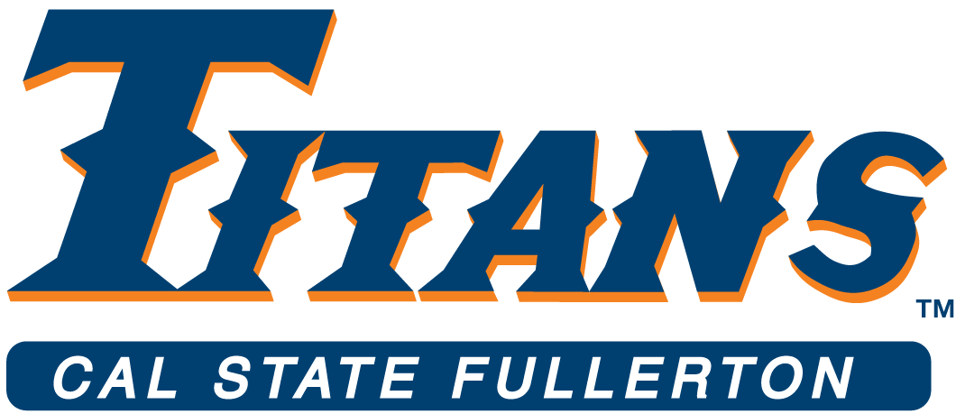 Cal State Fullerton Titans 1992-2009 Wordmark Logo v3 diy DTF decal sticker